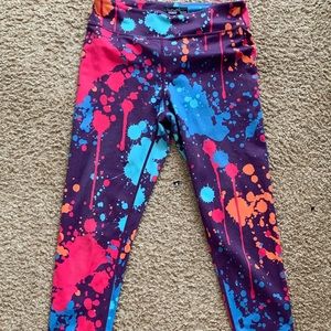 Constantly Varied Gear splatter capri leggings